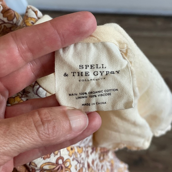 Spell Sundown Kerchief skirt M EUC - Picture 4 of 8